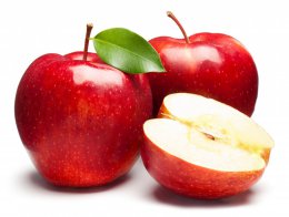 Red,Apples,On,White.,This,File,Is,Cleaned,,Retouched,And