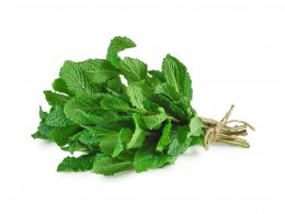 Fresh,Mint,Bunch,Isolated,On,White,Background.,Spices,And,Medicinal